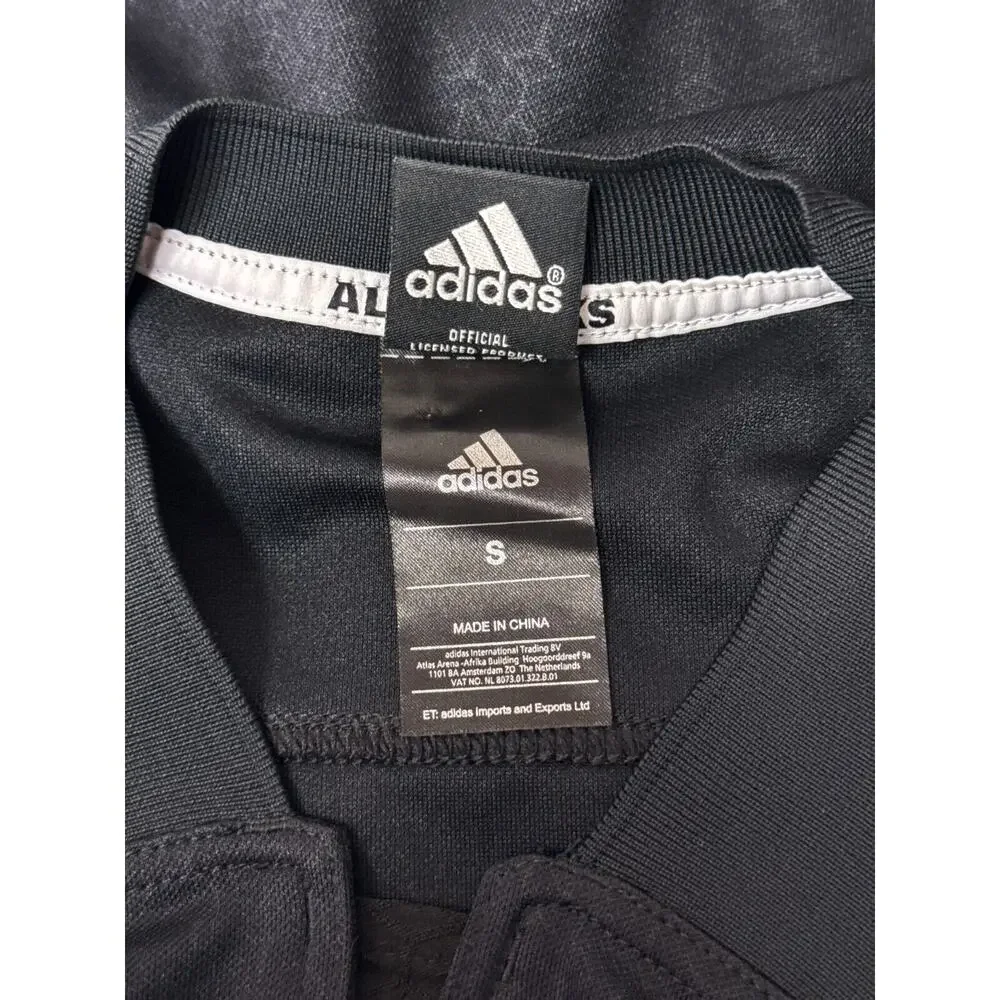New Adidas Jersey Small Mens New Zealand All Blacks Rugby Official On Field